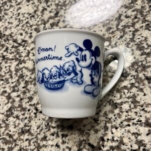 Disney Character Series by Sango Japan Mickey Pluto Coffee Cup